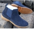 Fashion Men's Suede Leather Boot - Blue