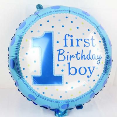 18 Boys Round 1st Birthday Balloon Blue Price From Konga In