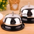 2 Pcs Service Bell, 3.34 Inch Stainless Steel Dish Bell Hotel Bells Desk Call Bells Kitchen Bell Restaurant Call Bell for Schools, Reception Areas, Restaurants, Hospitals, Hotels (Silver)