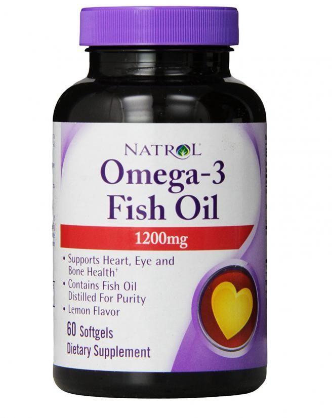 Natrol Omega-3 Fish Oil Softgels - 1200 mg - 60 Capsules