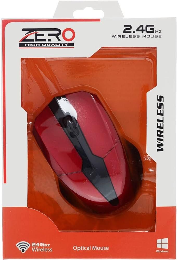 ZERO 2.4 GHz Wireless Mouse - Red
