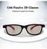 Passive 3D Glasses Black