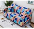 غطاء واقٍ للأريكة بطبعة مجموعة ألوان متعدد الألوان