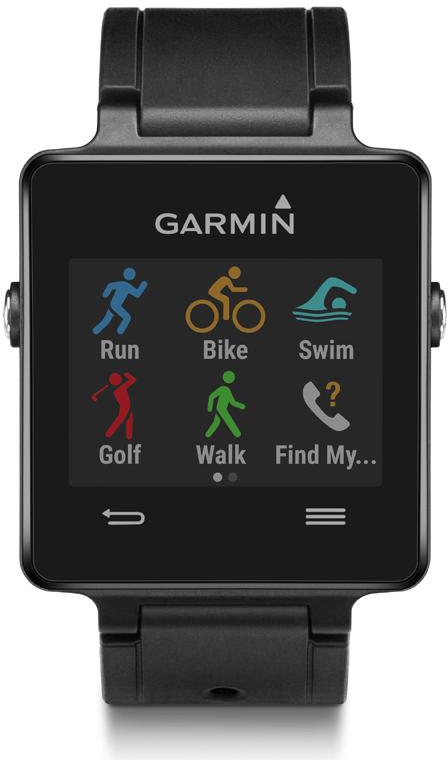 Garmin Vivoactive GPS Touchscreen Smartwatch with Activity Tracking Black