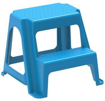كرسي كابري بتصميم درجات السلم أزرق