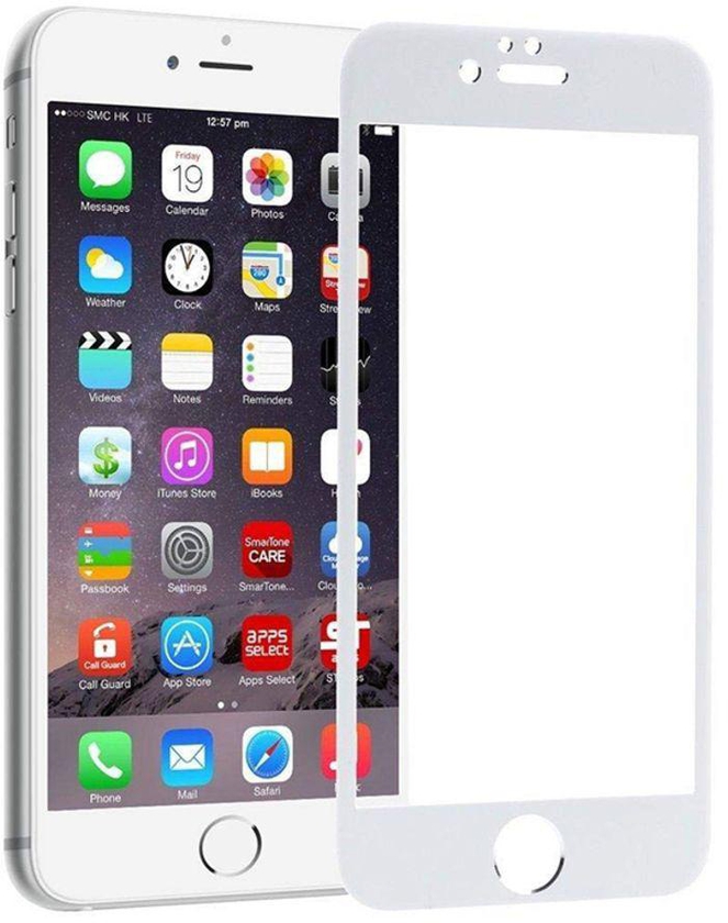 5D Tempered Glass Screen Protector For Apple iPhone 6 Plus Clear/White