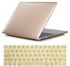 MacBook Pro 13 inch Case Pro 13 Case 2019 2018 2017 2016 Release A2159 A1989 A1706 A1708 ، غطاء بلاستيكي صلب مع لوحة مفاتيح متوافق مع MacBook Pro 13 بوصة [ذهبي]