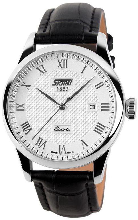 Skmei Casual Watch For Men Analog Leather - 9058