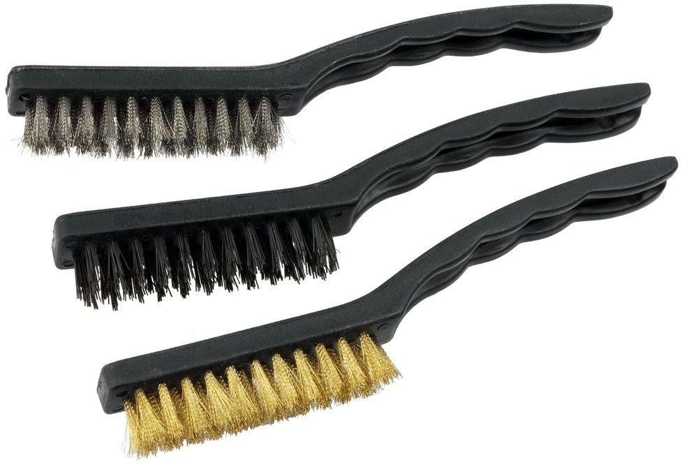 Wire Brush Set for Drill by Denovo, Size Medium, 3 Pieces, 11120