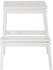 IKEA BEKVAM Home Indoor Solidwood Step Stool (White)