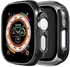 Miimall Compatible for Apple Watch Ultra/Ultra 2 49mm Case PC Hard [Without Screen Protector] Full Body Anti-Scratch Shockproof Protector Case Accessories for Apple Watch Ultra/Ultra 2 49mm Black