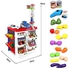 Home Pretend Supermarket Accessories With Trolley Role Play Set Toy For Kids 33x20x40.5cm