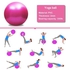 Anti-burst Yoga Ball Thickened Stability Balance Ball