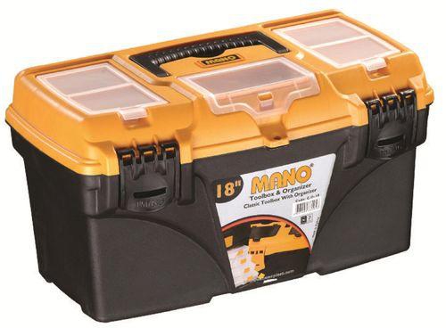 Mano Classic Toolbox With Organizer -18Inch 43.2cm