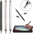 Generic 4 in 1 Stylus Pen for Apple Tablet Contact Pen for Capacitive Screen Drawing Pencil for iPhone Samsung Laptop Pink