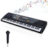 Generic 61 Keys Electronic Keyboard For Kids,Perfect Birthday Gift. >Powered by battery or USB supply, suitable for both in and outdoor use.  >With the accessory microphone, kids w