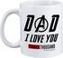 Father Mug Coffee Mug- Espresso- Gift For Her- Travel Coffee Mug- Tea Cup- Ceramic Coffee Mug- Gift -cr1