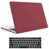 Rubberized Hard Case Cover And Keyboard Cover For Macbook Pro 15 Inch 15inch Red