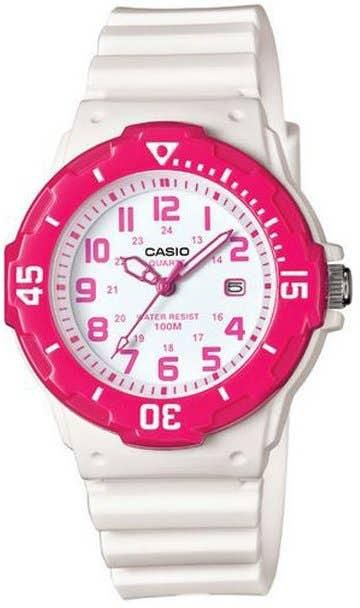 Get Casio LRW-200H-4E3VDF Analog Watch for Women - White with best offers | Raneen.com
