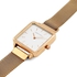 Joker & Witch Vintage Square White Dial Rosegold Magnetic Watch for Women