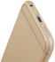 Translucent Frosted TPU Gel Case for iPhone 6 4.7-inch with Apple Logo Cutout – Champagne
