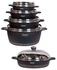 Dessini 10 Pcs Non-Stick Cooking & Serving Pots & Pans