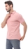 Andora Solid Cotton Rose Buttoned Polo Shirt