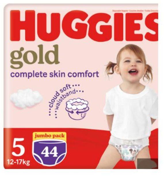 Pampers Baby Dry Diapers-Huggies Pants (5) Jumbo Pack 44 Disposable