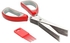 Stainless Steel Kitchen Scissor (Dark Red)