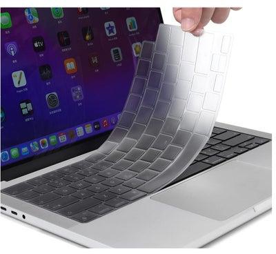 غطاء لوحة المفاتيح لـ 2022 MacBook Air 13.6 inch M2 Chip A2681 & 2021 Apple MacBook Pro 14 inch MacBook Pro 16 "Model A2442 A2485 M1 Pro / Max with Touch ID Keyboard Protector