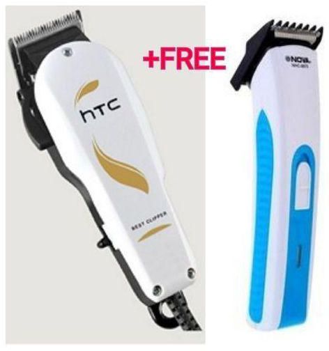 Htc Professional Hair Clipper Shaving Machine Kinyozi +Free Nova