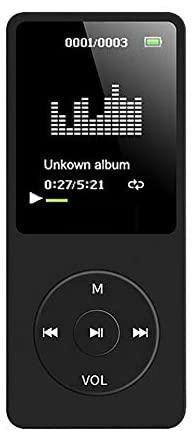 مشغل موسيقى MP3/MP4 من Goolsky 64 جيجابايت بشاشة 1.8 بوصة مشغل موسيقى MP3 محمول مع تسجيل صوت راديو إف إم للأطفال والكبار