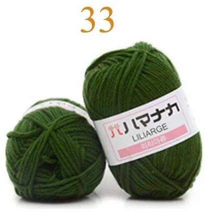 Generic DIY Hand Knitted Craft Baby Knitting Colorful Hand LOT Wool 4PLY Soft Crochet 25g Soft Cotton Craft Babycare Sweater Yarn