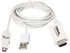 2.5m MHL Micro USB To HDMI HDTV Cable Adapter For Galaxy Note 4 S5 (White)