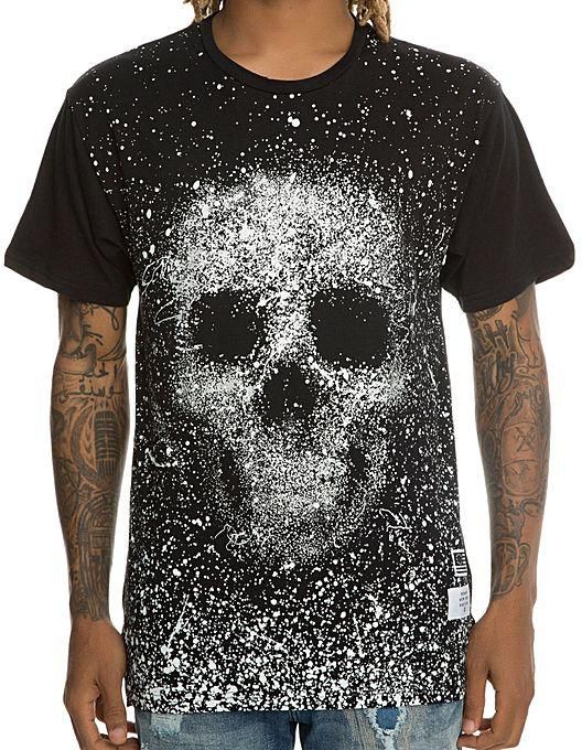 Fashion Punk 3D Skulls Print T Shirts Men Short Sleeve Design Summer Male Tops Tees Fashion Casual Tshirts For Man