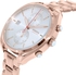 Fossil Land Racer Women's Silver Dial Stainless Steel Band Chronograph Watch - CH2977
