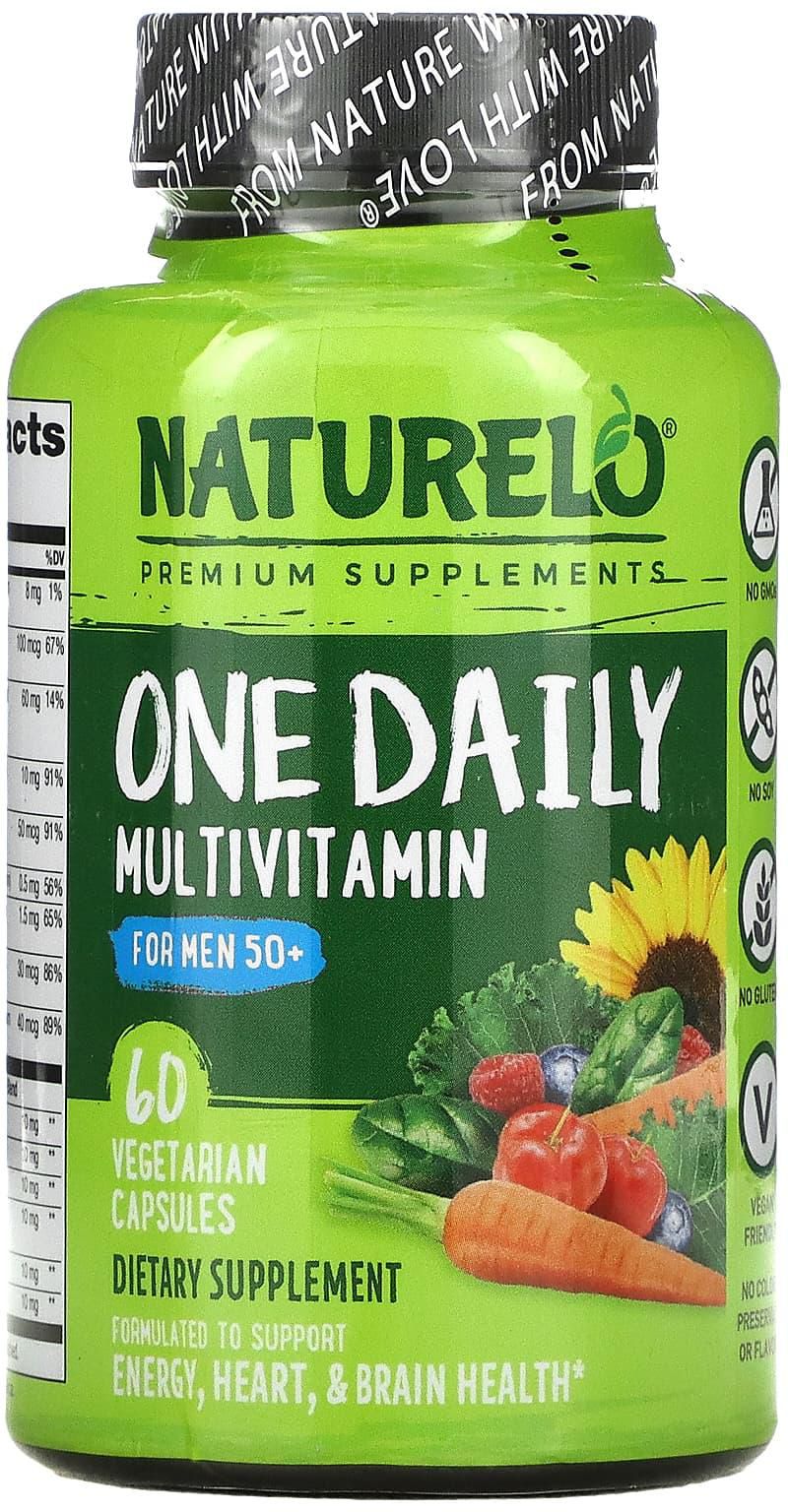 ناتوريلو‏, فيتامينات متعددة من One Daily للرجال بعمر أكبر من 50 عامًا، 60 كبسولة نباتية