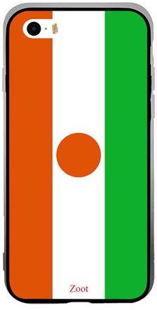 غطاء حماية لهاتف أبل آيفون SE نمط علم نيجيريا