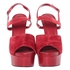 Pedro Heel Sandals for Women - Red