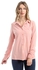 Esla Full Buttoned Long Sleeves Buttoned Shirt - Rose