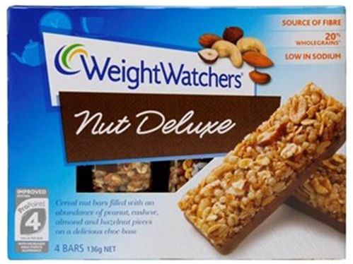 Weight Watchers Nut Deluxe Bars - 136 g