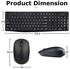 HP Wireless Keyboard and Mouse Combo CS10 - Black