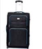 Taikkss Black Suitcase With blue Stripes