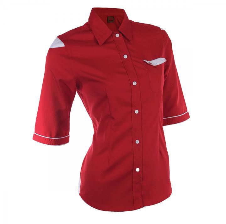 F1 T Shirt / Corporate Uniform Women - 8 sizes (Red)