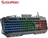 CLiPtec TITAZAOS USB LED Illuminated Plunger Gaming Keyboard