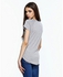 Ravin Perforated Printed T-Shirt - Grey