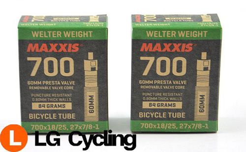 Maxxis Welter Weight 700 x 18 /25C 60mm/80mm Presta Valve Inner Tube