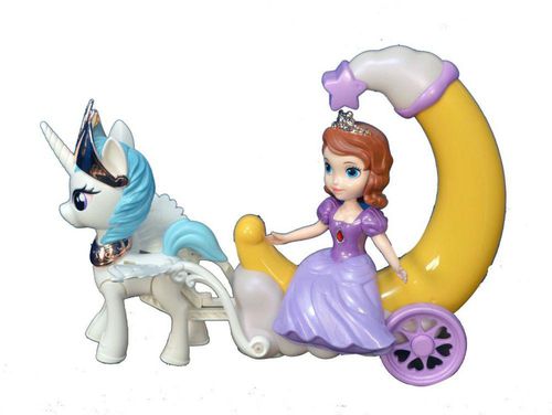 Cinderella Princess Carriage with light and music 