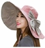 Women Sun Hat Ladies UV Sun Protection Wide Brim Summer Beach Cap Packable Reversible Bucket Hat Suitable for All-Day Wear Pink