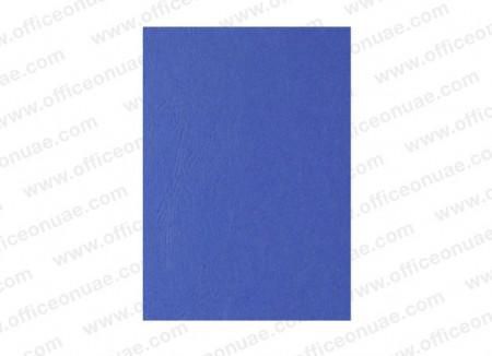 Deluxe A4 Embossed Leather Board Binding Cover, 100/pack, Dark Blue